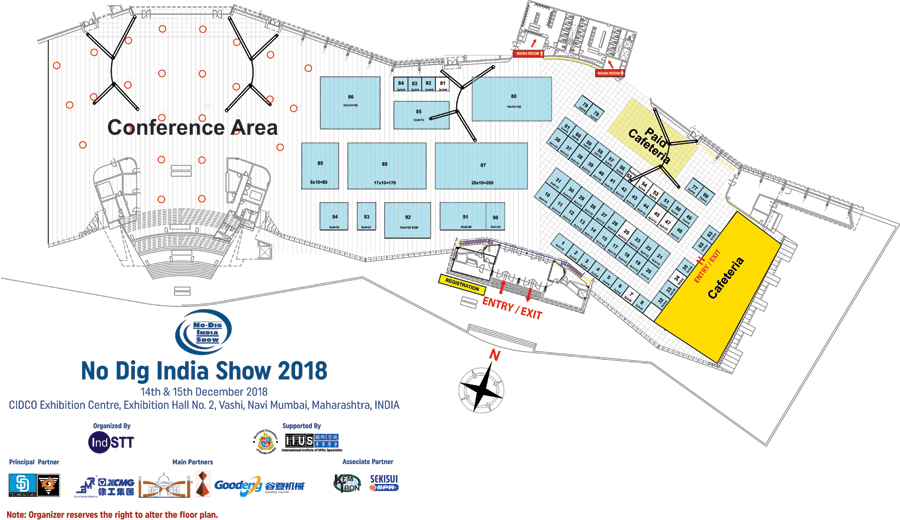 NDIS 2018 Exhibition Floor Plan